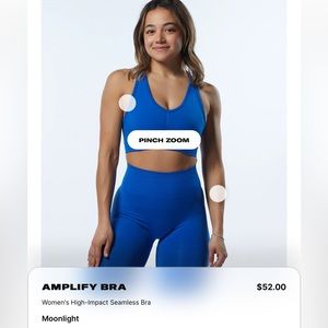 Limited edition Alphalete bra size medium, worn once for photoshoot
